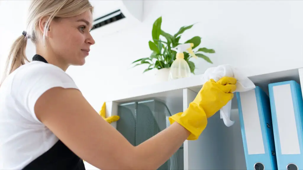 decluttering for easier cleaning
